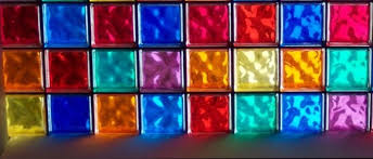 فروش بلوک شیشه ای رنگی + قیمت عمده